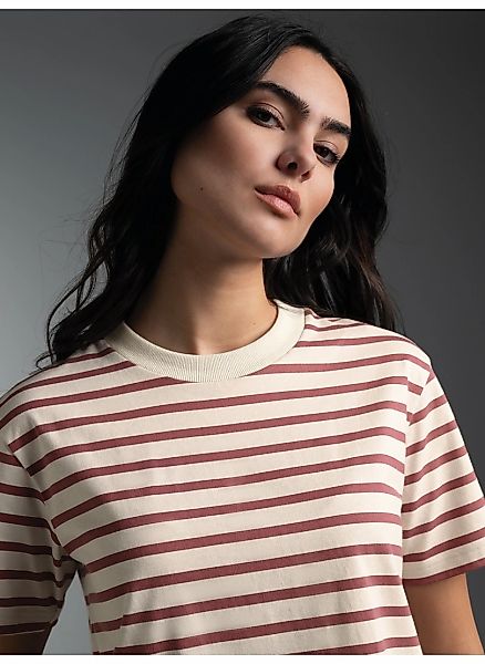 Trigema T-Shirt "TRIGEMA Cropped T Shirt mit "Sail" Ringelmuster" 1 günstig online kaufen