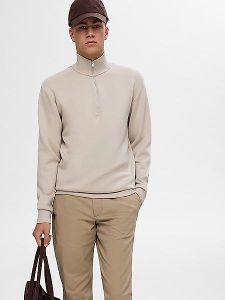 SELECTED HOMME Sweatshirt "SLHEMANUEL SOFT ZIP HIGH NECK SWEAT NOOS" günstig online kaufen
