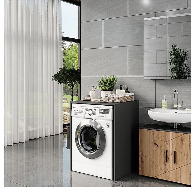 Vicco Waschmaschinenumbauschrank Irma, Anthrazit, 68 x 88.5 cm (1-St) günstig online kaufen