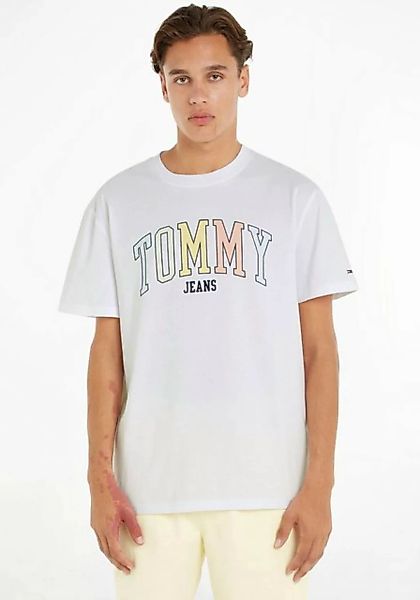 Tommy Jeans T-Shirt TJM CLSC COLLEGE POP TOMMY TEE mit großem Logo-Frontmot günstig online kaufen