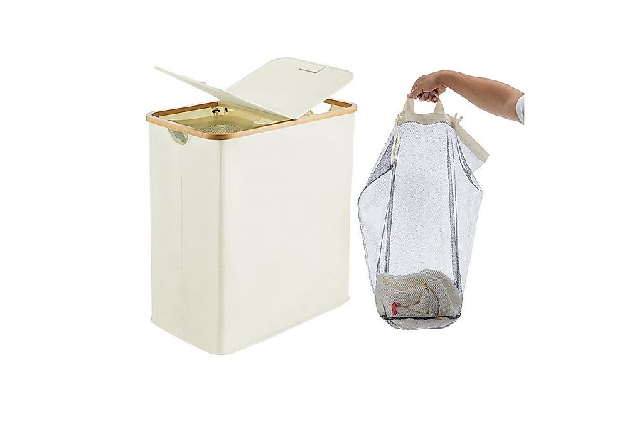 Youyijia Wäschekorb 100L Wäschekorb Faltbarer Wäschesammler Herausnehmbarem günstig online kaufen