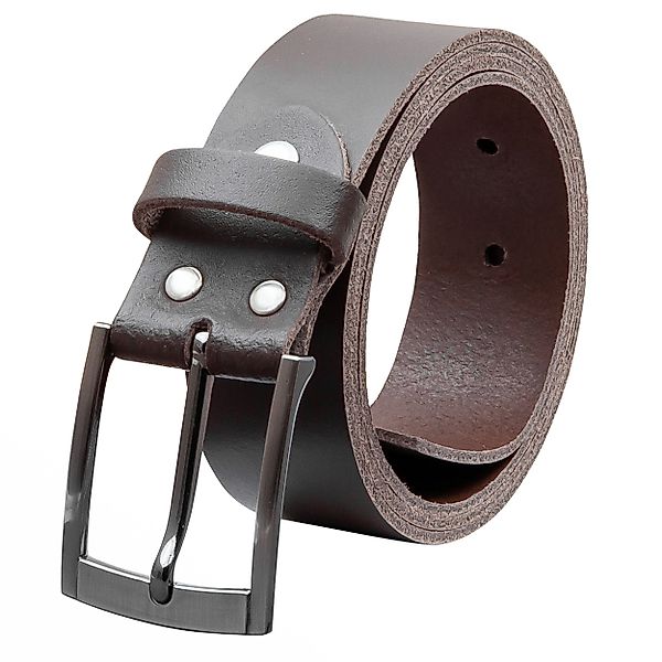 COLOGNEBELT Ledergürtel OM418-SL-Dunkelbraun MADE IN GERMANY, günstig online kaufen