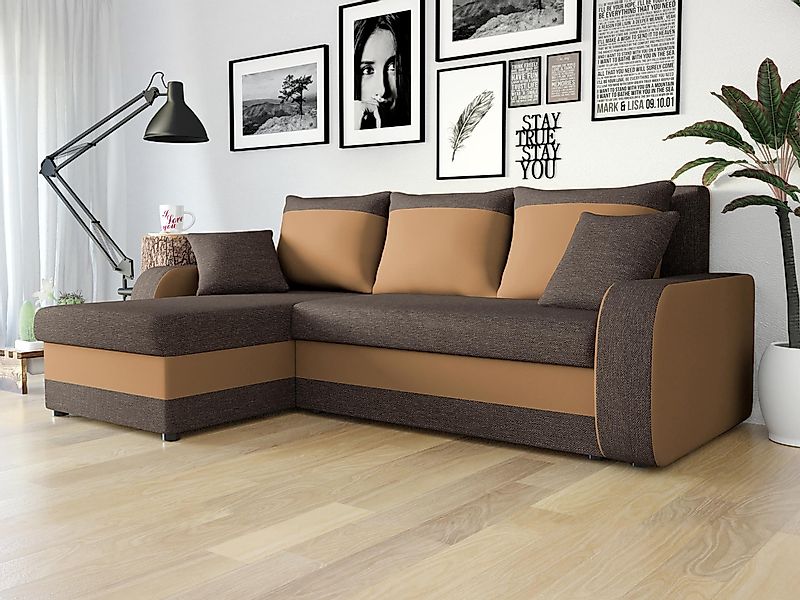 MIRJAN24 Ecksofa Kris Lux, mit Schlaffunktion günstig online kaufen