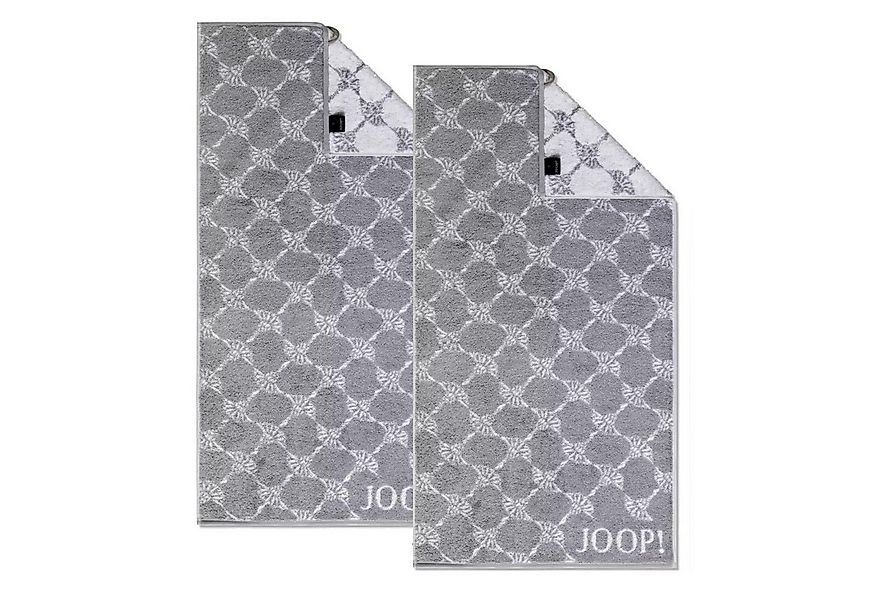 JOOP! Handtuch 2 Stück Joop! Handtuch Cornflower 1611-76 Silber 50x100, Wal günstig online kaufen