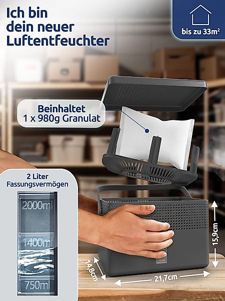 BonAura Luftentfeuchter ohne Strom, für 79 günstig online kaufen