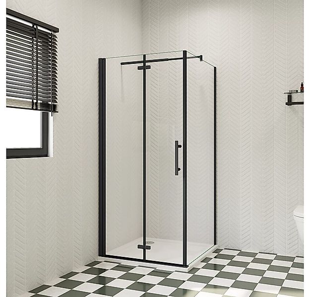 duschspa Eckdusche 185cm ESG Falttür + Seitenwand Scharniertür Duschtür Dus günstig online kaufen