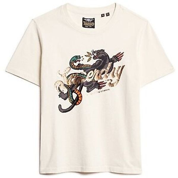 Superdry  T-Shirt T-shirt décontracté femme  Tattoo Script günstig online kaufen
