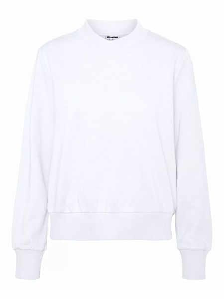 NOISY MAY Nmlupa Logo Sweatshirt Damen White günstig online kaufen