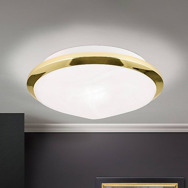Orion Leuchten Deckenleuchte Rima Ø 26 cm 1 x E27 Gold günstig online kaufen
