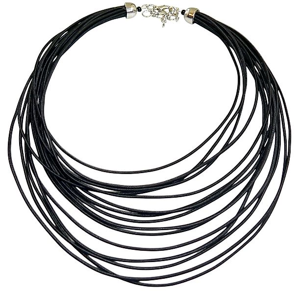 traumschmuck Textilband 393c Collier Halskette Statement Textilband mehrrei günstig online kaufen