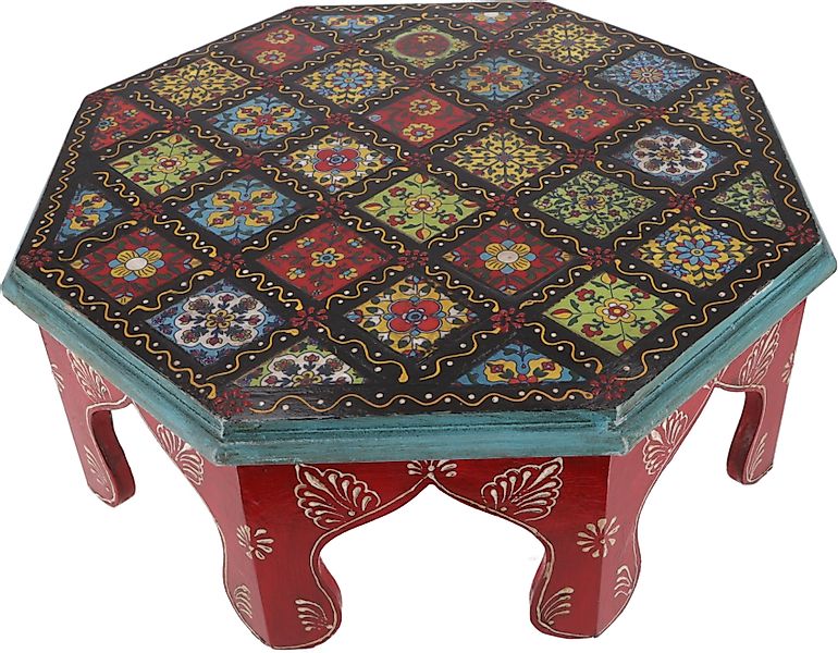 Guru-Shop Couchtisch Bemalter kleiner Tisch mit günstig online kaufen