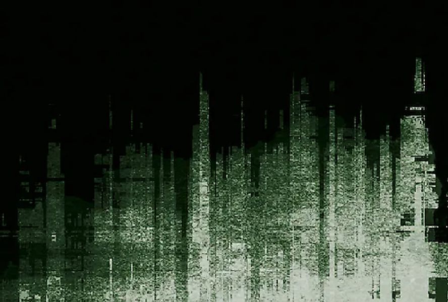 Architects Paper Fototapete »Atelier 47 Skyline Artwork 3« Stadt glatt Vlie günstig online kaufen