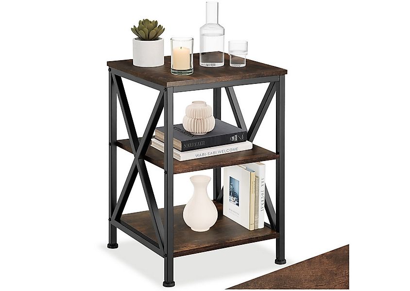 tectake Beistelltisch Nottingham (1-St., 1 tlg), Quadratischer Beistelltisc günstig online kaufen