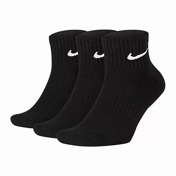 Nike Everyday Cushion Ankle Socken 3 Paare EU 34-38 White / Black günstig online kaufen