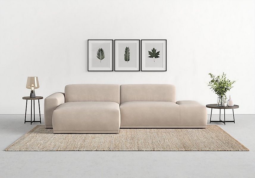 TRENDMANUFAKTUR Ecksofa Braga, mit hochwertigem Kaltschaum, L-Form, in Cord günstig online kaufen