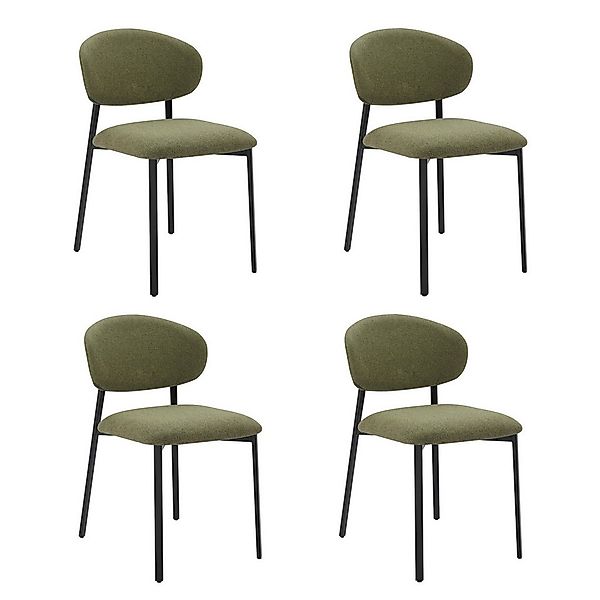 CHITA Polsterstuhl (Set, 4 St), 4-Fuß-Stuhl, Esszimmerstuhl, Verstellbare F günstig online kaufen