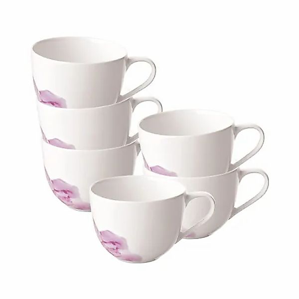 Villeroy & Boch Tasse »Kaffeetassen Rose Garden 160 ml 6er Set bunt« günstig online kaufen