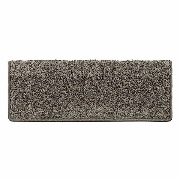 KARAT Shaggy Stufenmatte Sphinx Hochflor Grau 23,5 x 65 cm Rechteckig günstig online kaufen