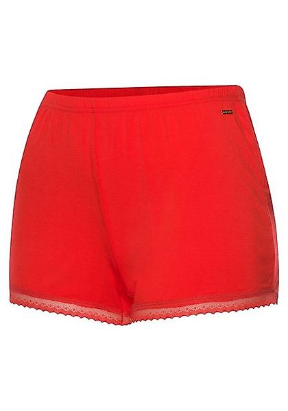 LASCANA Schlafshorts mit Spitzenbesatz günstig online kaufen