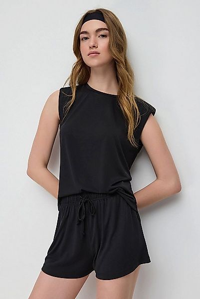 No Matter What T-Shirt Ärmelloses T-Shirt mit Schulterpolstern günstig online kaufen