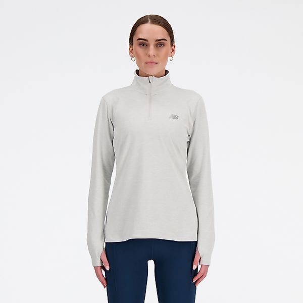 New Balance Laufshirt "Sport Essentialspace Dye Quarter Zip PINK TAFFY" günstig online kaufen