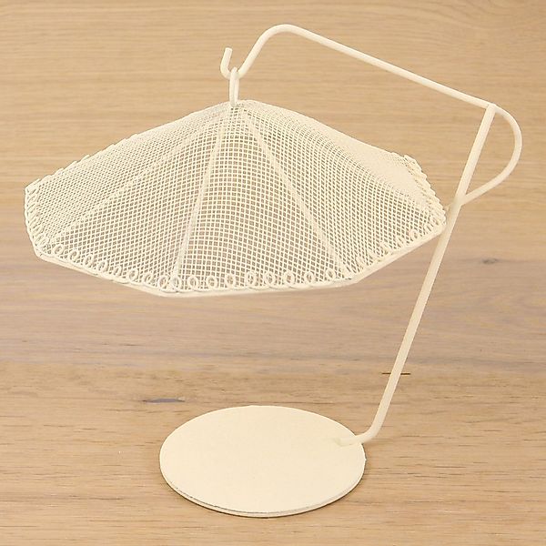 Dekofigur Minigarten Sonnenschirm groß, weiß 19 günstig online kaufen