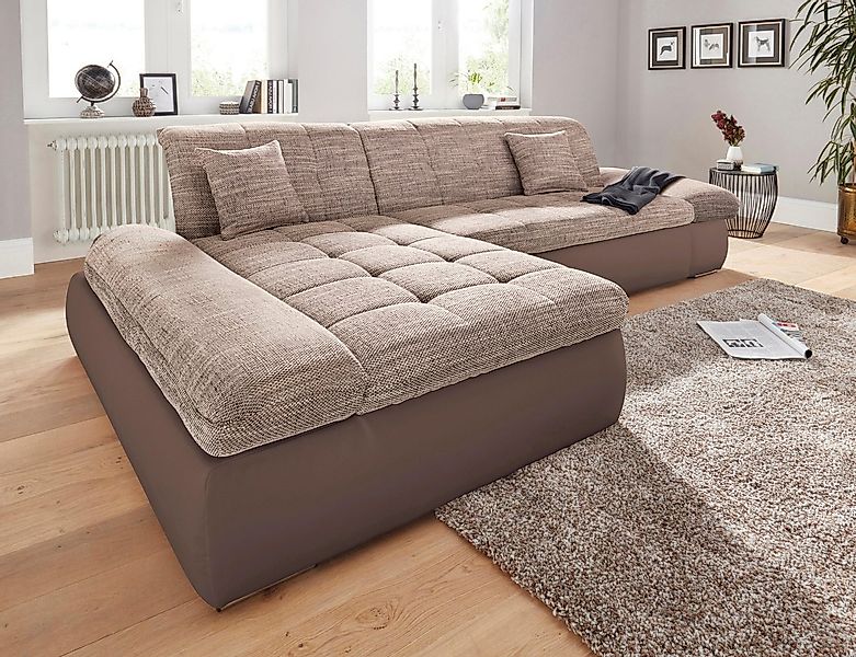 DOMO collection Ecksofa PB Moric wahlweise mit Bettfunktion + Armteilverste günstig online kaufen