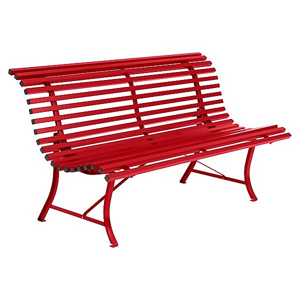 Louisiane Gartenbank 150 cm Mohnrot günstig online kaufen