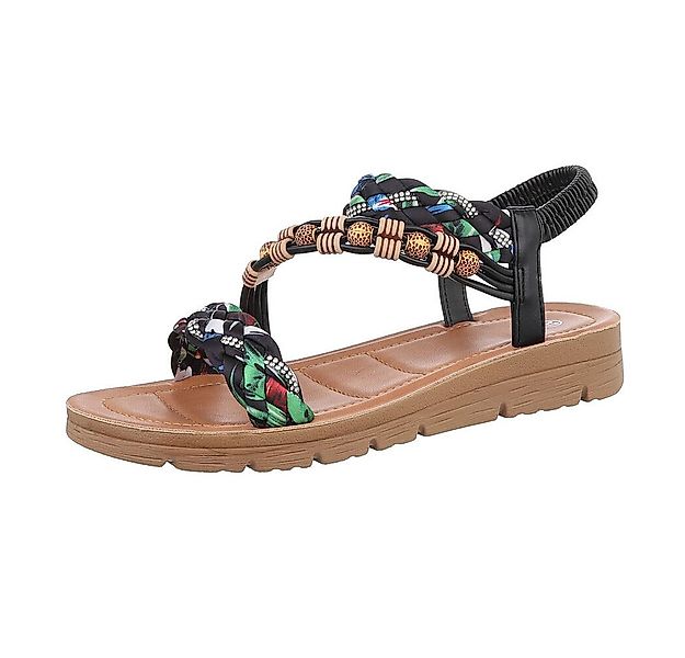 Ital-Design Damen Freizeit Riemchensandalette (86345147) Flach Riemchensand günstig online kaufen