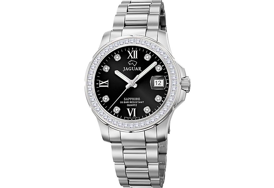 Jaguar Quarzuhr Executive J892/4, Armbanduhr, Damenuhr, Swiss Made, Edelsta günstig online kaufen