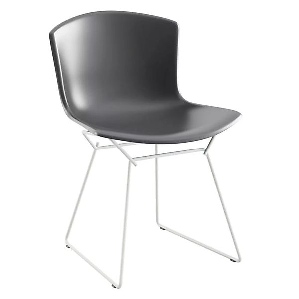 Knoll International - Bertoia Plastic Side Chair Stuhl Gestell weiß - mitte günstig online kaufen