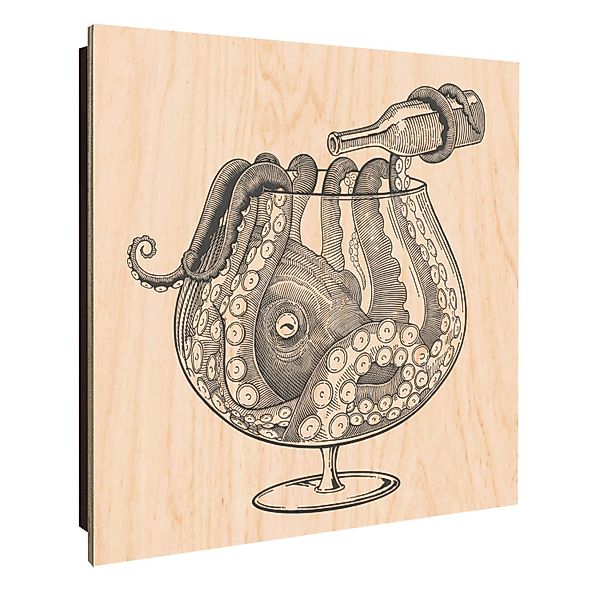 Banjado Großer Schlüsselkasten Holz 30x30cm Schwarz Scharnier Links 50 Hake günstig online kaufen
