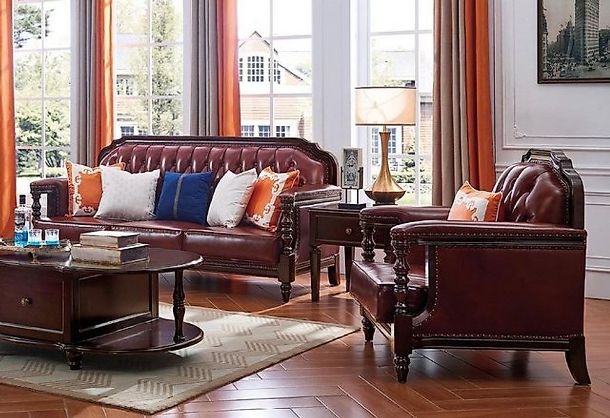 Xlmoebel Sofa Traditionelle Chesterfield Barock Rokoko Möbel Sofa Set aus L günstig online kaufen