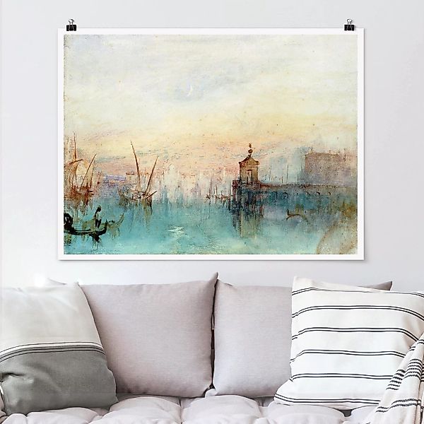 Poster Kunstdruck - Querformat William Turner - Venedig mit Mond günstig online kaufen