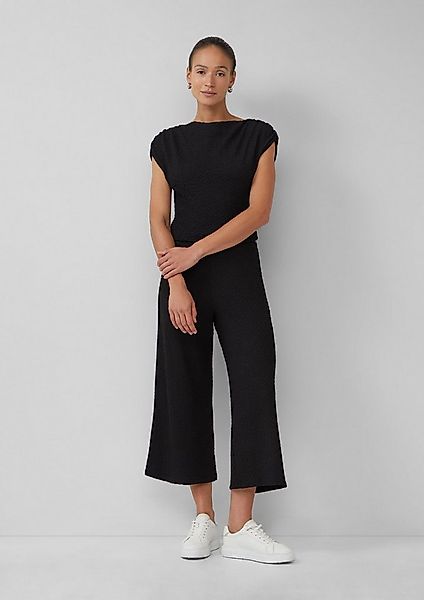 s.Oliver Culotte Hose Strukturierte Culotte günstig online kaufen