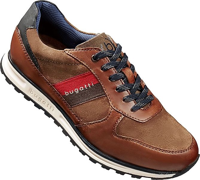 bugatti Sneaker aus weichem Nappa- und Veloursleder günstig online kaufen