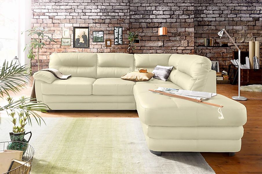 COTTA Polstergarnitur "Royale L-Form", (Set), Set bestehend aus: Ecksofa & günstig online kaufen