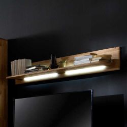 Wandboard massiv in Eiche Bianco 150 cm breit günstig online kaufen