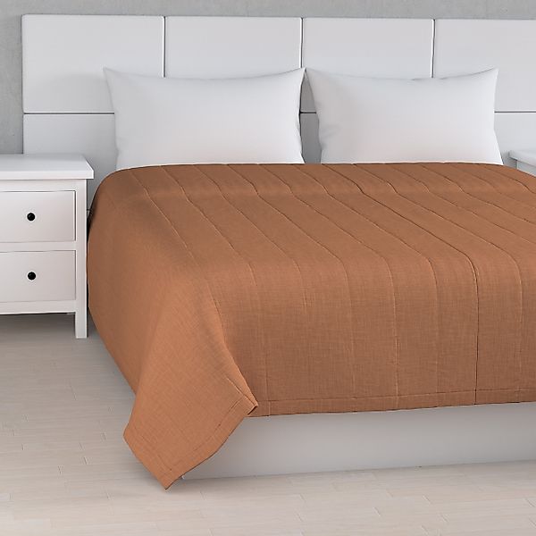 Tagesdecke mit Streifen-Steppung, zimt, Sensual Premium (144-45) günstig online kaufen