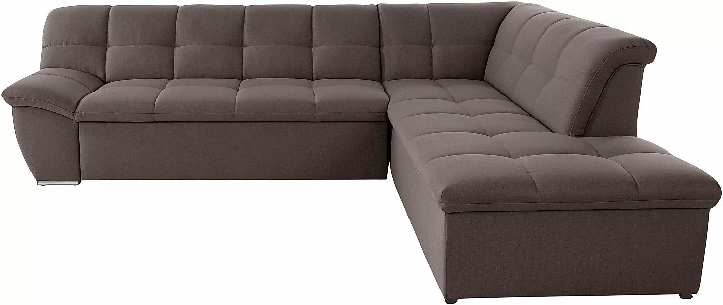 DOMO collection Ecksofa "Lagoa L-Form", wahlweise mit Bettfunktion, frei im günstig online kaufen