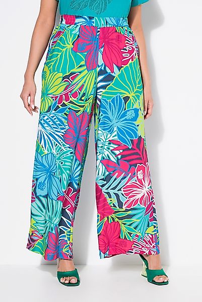 Ulla Popken Schlupfhose Hose Blätter weites günstig online kaufen