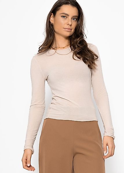 SASSYCLASSY Langarmshirt Langarmshirt Damen mit Rollkragen günstig online kaufen