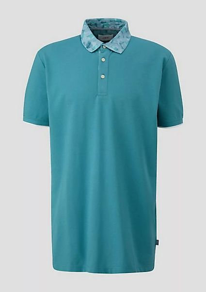 s.Oliver Kurzarmshirt Poloshirt mit Piquéstruktur günstig online kaufen