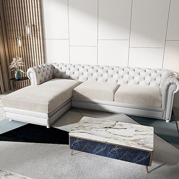 BTTO Sofahusse Samt Sofa 3-tlg. Set günstig online kaufen