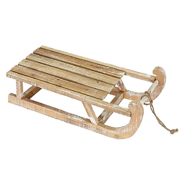 ECD Germany Weihnachtsfigur Dekoschlitten Retro Rodel günstig online kaufen