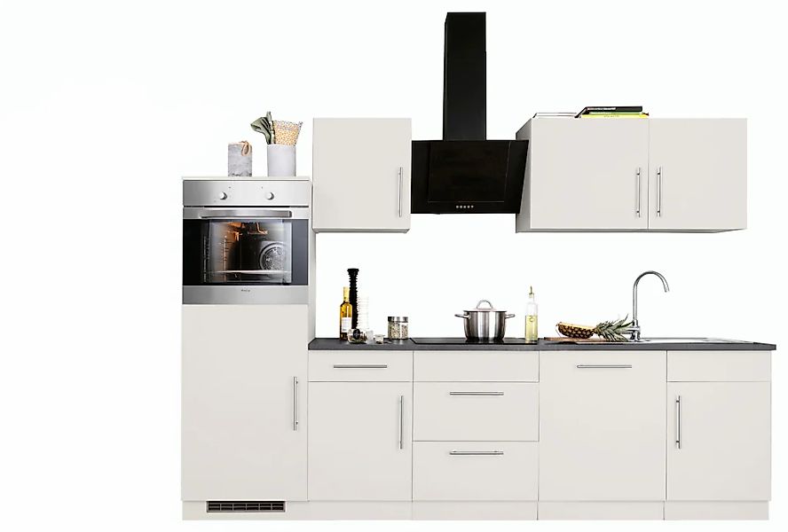 wiho Küchen Küchenzeile "Cali, TOPSELLER" ohne E-Geräte, Breite 280 cm günstig online kaufen