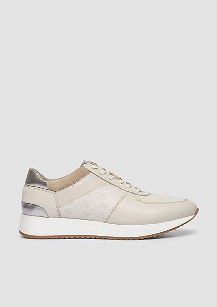 Comma Sneaker aus Glattleder Sneaker günstig online kaufen