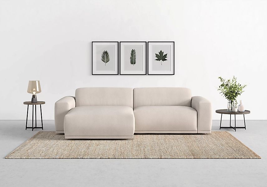 TRENDMANUFAKTUR Ecksofa "Braga, mit hochwertigem Kaltschaum, L-Form, in Cor günstig online kaufen