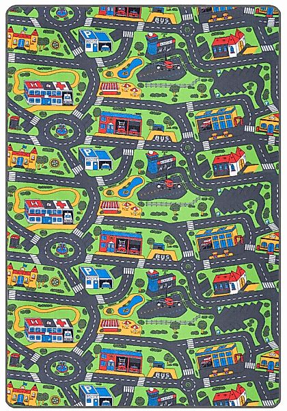 Primaflor-Ideen in Textil Kinderteppich »CITY, Made in Belgium«, rechteckig günstig online kaufen