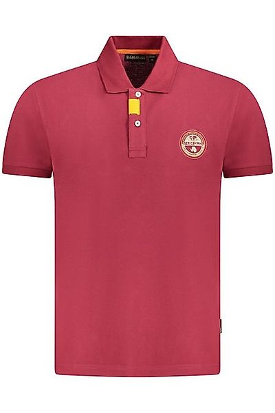 Napapijri Poloshirt Hochwertiges rotes Kurzarm-Poloshirt für Herren günstig online kaufen